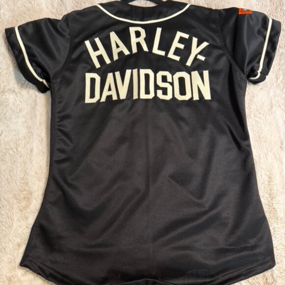 Harley Davidson Women’s Baseball Jersey - Picture 2 of 4